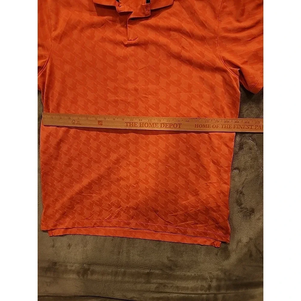 Nike Men's Dri-FIT Vapor Polo Golf Shirt Size Large Stretch Fit Orange